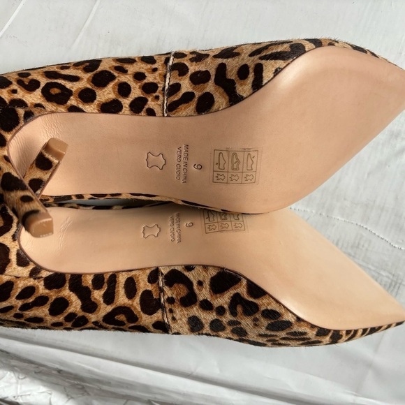 Kiki & Palenki Franky Brown/Black Calf hair stiletto. Animal print pumps size 9 - Picture 8 of 9